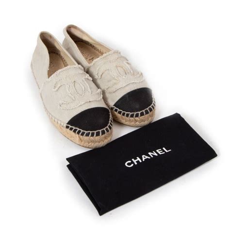 chanel canvas espadrilles beige|Chanel espadrilles price euro.